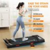 2.5HP Walking Pad with Incline 330lbs, 3 in 1 Walking Pad Treadmill 5-Level Big LED, Under Desk Treadmill for Home,Walk/Jog/Run,Portable,Small, with Remote Control,Assembly Free,Wider Belt