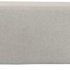 HomePop Modern Storage Bench with Wood Legs Home Décor|Bench with Storage for Living Room & Bedroom - Light Gray Woven