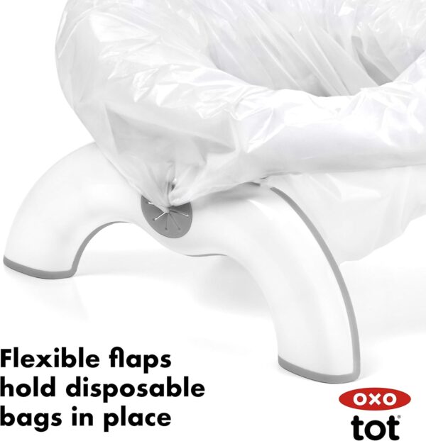 OXO Tot 2-in-1 Go Potty - Gray, 1 Count (Pack of 1)