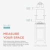 Zenna Home Medicine Cabinet with 2 Adjustable Shelves, 16" x 26" Inches – Frameless Bathroom Mirror Cabinet with Steel Body – Recessed or Surface Mount Installation – Premium Mirrored Slim Cabinet