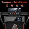 Incline Walking Pad Treadmill for Home and Office, Treadmill with Incline, Under Desk Treadmills with 2.5 HP Quiet Brushless, 265 LBS Capacity