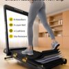 PACEARTH Walking Pad Treadmill 3 in 1 Under Desk Foldable Treadmill 7.6mph 15% 9-Level Auto Incline Pause/Start Remote Control 2.5HP Powerful Quiet 265Lbs Weight Capacity for Home Office Workout