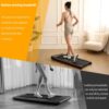 DAEYEGIM 2 in 1 Portable Under Desk Treadmill with Remote Control, LED Display Walking Jogging Machine