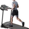 Compact Walking pad Treadmill - Small Folding Treadmill with Audio Speakers and Incline Adjuster Ideal for Walking and Jogging