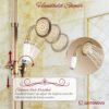 gotonovo Shower Fixture Faucet Set Complete Antique Brass Exposed Pipe Shower System 8 Rain Shower 2 Double Knobs Handle Triple Function Tub Spout Shower Combo Unit Set