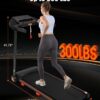 Merax Treadmills for Home, 3.0 HP Folding Treadmill with Incline, Portable Treadmill 300 lbs Capacity, Small Treadmills with Charge Staion & Bluetooth Speaker for Small Space