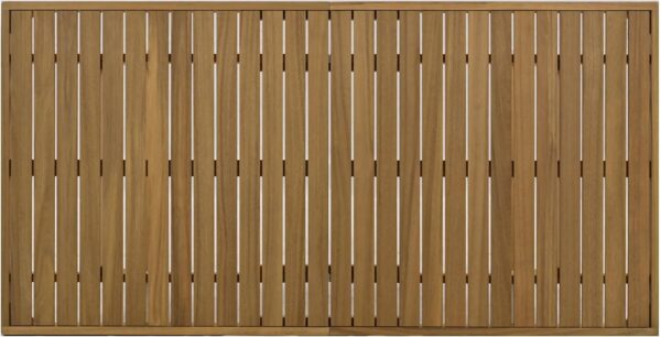 5 Pieces Patio Dining Set, Acacia Wood Dining Table and Chair Set, All-Weather Outdoor Conversation Set Gathering Set with Thick Cushions for Garden Backyard Balcony (Gray+Acacia5)