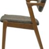 Coaster Home Furnishings - Malone - Set of 2 Fabric & Wood Arm Chairs - Armrests, Open Back, Padded Backrest and Seat - Mid-Century Modern - Dining Room and Kitchen - Brown and Dark Walnut - 105352
