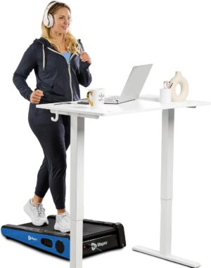 Lifepro Smallest Portable 30in Small Mini Walking Pad Treadmill Installation Free, Adjustable Incline, Under Desk Work Compact Treadmills for Home/Office - Max Load 220Lbs & Speed 3MPH