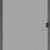 K.D. Heavy Duty Galv.Steel Sliding Patio Screen Door Kit - 1-7/8" Frame Mosquito Proof for Patio Backyard Kitchen and Bedroom (Brown, 36''x96'')