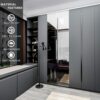 VEELIKE 15.7''x354'' Thick Grey Wallpaper Peel and Stick for Bedroom Bathroom Kitchen Self Adhesive Grey Contact Paper for Cabinets Walls Countertops Waterproof Removable Wallpaper for Living Room