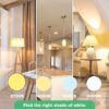 A19 LED Light Bulbs, 60 Watt Equivalent LED Bulbs, Soft White 2700K, 800 Lumens, E26 Standard Base, Non-Dimmable, 8.5W Warm White LED Bulbs for Bedroom Living Room, 3 Pack