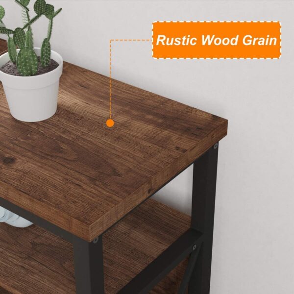 71foD4O34oL._AC_SL1200_.jpg BON AUGURE Tall TV Stand for TVs up to 65 Inch, Industrial Wood Entertainment Center with Storage Cabinet, Farmhouse TV Media Console for Living Room and Bedroom (32 Inch High, Rustic Oak)