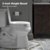 71g-RGD-ZFL._AC_SL1500_.jpg KOHLER 25876-0 Hyten Elevated Quiet-Close Round Toilet Seat, Contoured Seat with Grip-Tight Bumpers, Quick-Attach Hardware, White