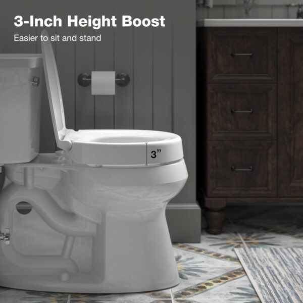 71g-RGD-ZFL._AC_SL1500_.jpg KOHLER 25876-0 Hyten Elevated Quiet-Close Round Toilet Seat, Contoured Seat with Grip-Tight Bumpers, Quick-Attach Hardware, White