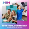 18 Pack Acoustic Panels Self Adhesive Sound absorbing Wall Panels, High Density Dampening Panel, 12X12X0.4 Inch Square Wall Panels in Home,Office,Reccording Room,Studio (Black)