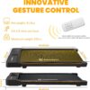 DAEYEGIM 2 in 1 Portable Under Desk Treadmill with Remote Control, LED Display Walking Jogging Machine