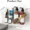 Acrylic Adhesive Wall Mounted Storage, Small Cabinet Door Organizer Without Drilling, Automatic Draining Sink Caddy for Kitchen, Bathroom, Laundry, Camper, Utility Room, Office, Shelves