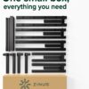 Zinus Yelena 14 Inch Metal Platform Bed Frame, Steel Slat Support, No Box Spring Needed, Eco Friendly WonderBox(TM) Packaging, Easy Assembly, Black, Queen