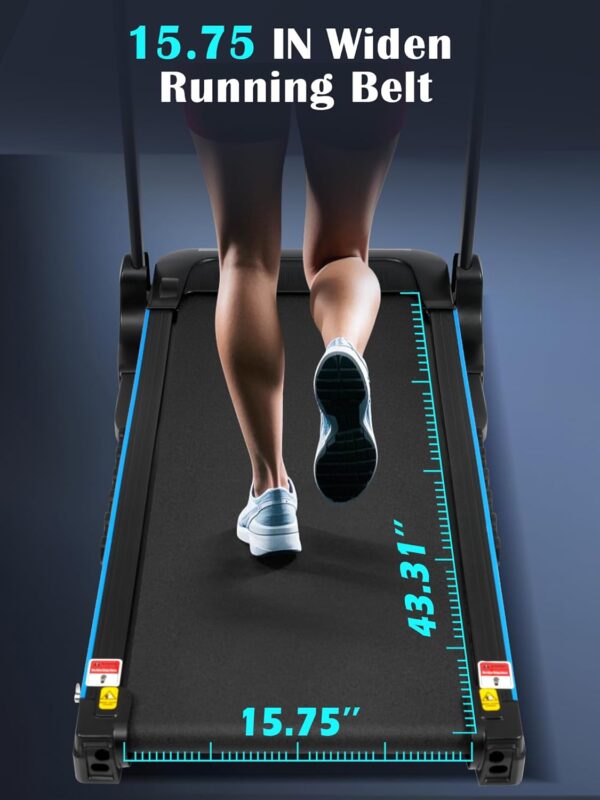 Merax Treadmills for Home, 3.0 HP Hydraulic Folding Treadmill with Incline, Treadmill 10 MPH for Running Walking with 350LBS Weight Capacity, Small Space Running Machine with Charge Station