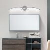 6000K Modern Vanity Light, 31 inch Chrome Bathroom Light, 15W Modern Dimmable Bathroom Light Fixture Over Mirror for Mirror Cabinet