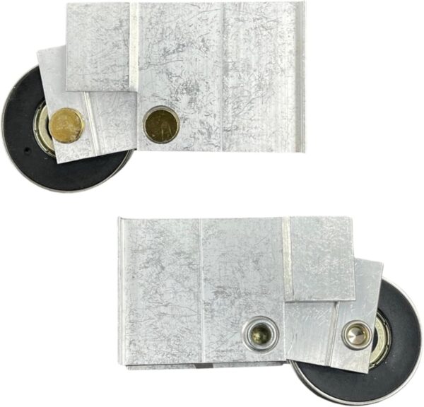 Roller for Sliding Glass Doors | Stainless Steel Patio Door Rollers | Smooth Rollers Easy Open Sliding Door Hardware Repair (DR-108-SP) (Pack of 2)
