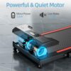 Walking Pad with Handle Bar, KEY2FUN Treadmills for Home/Office, 3.0HP Under Desk Walking Treadmill, 300 LBS Capacity Folding Treadmill with Remote Control & LED Display