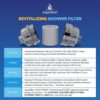 AquaBliss High Output Shower Filter Replacement Cartridge – Reduces Chemicals & Chlorine, Restores pH Balance, Glowing Skin, Strong Nails & Shimmering Hair – 1-Pack (SFC100)