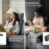 LINSY HOME Modular Sofa, Sectional Couch U Shaped Sofa with Storage, Memory Foam, 6 Seat Sectionals Chaise for Living Room, Dark Grey