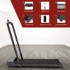Folding Treadmill, 2 in 1 Folding Treadmill, Under Desk Folding Treadmill, Foldable Walking Pad with Handler, Running Treadmill