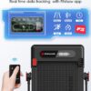 9% Incline Walking Pad Treadmill and Handle Bar, Widened Running Belt, 4MPH/7.6MPH, 2.5HP Treadmill with 380lbs Capacity with Remote, Bluetooth and App Control with Fitshow