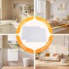 Silicone 160 Pcs Cabinet Door Bumpers Round, 1/2" Diameter Self Adhesive Clear Cupboard Door Drawer Bumpers for Kitchen Cabinets Cutting Boards Picture Frames