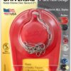 Korky 100BP Ultra High Performance Flapper Fits Most Toilets - Long Lasting Rubber - Easy to Install - Made in USA, Small, Red,1 Pack