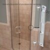 Shower Door Magnet Replacement Stainless Steel U-Channel -with Magnet and Screws Shower Door Magnetic Latch for Swing Shower Doors Glass Shower Door Magnetic Strip
