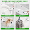 High Pressure Shower Head with Handheld - OHDAY® 6-Mode Powerful Showerhead with 70'' Stainless Steel Hose, Adjustable Bracket and Built-in Power Wash to Clean Tub Tile Pets Bathroom Corner