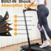 9% Incline Walking Pad Treadmill and Handle Bar, Widened Running Belt, 4MPH/7.6MPH, 2.5HP Treadmill with 380lbs Capacity with Remote, Bluetooth and App Control with Fitshow