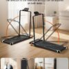 Versatile Walking Pad with Incline - Dual-Sided Under Desk Treadmill with Foot Massage,Portable Compact Treadmills with 330LBS Weight Capacity,2 in 1 Walking Treadmill for Home/Office-Classic