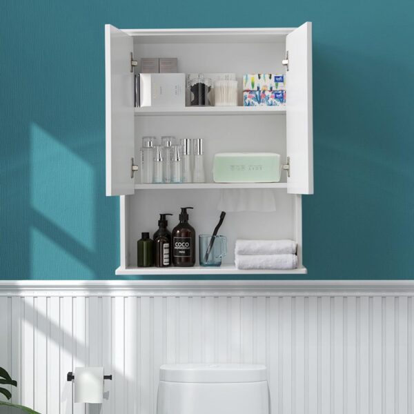 23" Bathroom Mirror Cabinet with Storage - Over Toilet Medicine Cabinet with Adjustable Shelves, Soft-Close Hinges & Towel Slot, Wall Mounted Bathroom Wall Cabinet for Small Spaces (23x29)