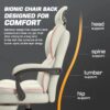 HDHDBA Executive Office Chair High Back Adjustable Home Computer Chairs Big and Tall Desk Chair Back Support Swivel PU Leather Chair with Lumbar Support