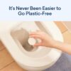 BLUELAND Toilet Bowl Cleaner Tablets, 28 Count, Lemon Cedar, Plastic-Free, No Harsh Chemicals, Plant-Based