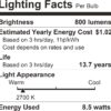 A19 LED Light Bulbs, 60 Watt Equivalent LED Bulbs, Soft White 2700K, 800 Lumens, E26 Standard Base, Non-Dimmable, 8.5W Warm White LED Bulbs for Bedroom Living Room, 3 Pack