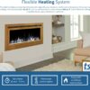 Touchstone Sideline Deluxe -Gold Smart Electric Fireplace- 50" Wide- Alexa/WiFi-Enabled- in Wall Recessed- 5 Flame Settings- 9 Flame Colors- 1,500W Heater- Log & Crystal Options- 86275