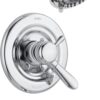 Delta Faucet Lahara 17 Series Dual-Function Tub and Shower Trim Kit with 5-Spray Touch-Clean Shower Head, Chrome T17438 (Valve Not Included)