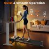 Walking Pad with Incline, 3 in 1 Under Desk Treadmills for Home, 265 Lbs Capacity Portable Walking Treadmill with Remote Control, LED Display, Hidden Safety Switch