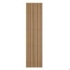 94"" L x 24"" W Acoustic Wood Wall Paneling, Decorative Sound Proof Panels for Walls and Ceilings, 3D Slat Wood Wall Panels (Set of 10) (American Oak), ACP10