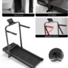 DeerRun 3 in 1 Folding Treadmills for Home, 3.0HP Powerful and Quiet Under Desk Treadmill, 300 lbs Capacity Foldable Walking Pad Treadmill with Remote Control and Space Saving, Free Installation