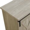 Walker Edison Richmond Modern Farmhouse Sliding Barn Door TV Stand for TVs up to 65 Inches, 58 Inch, Stone Grey