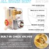 Shower Faucet Set, Rainfall Shower System with Rain Shower Head, Rough-in Valve and Shower Trim Kit Included Brushed Nickel 12 Inch Wall Mount