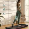 FEZIBO Walking Pad Treadmill, Under Desk for Home Office, 2 in 1 Portable, With Remote Control, Running Machine With LED Display