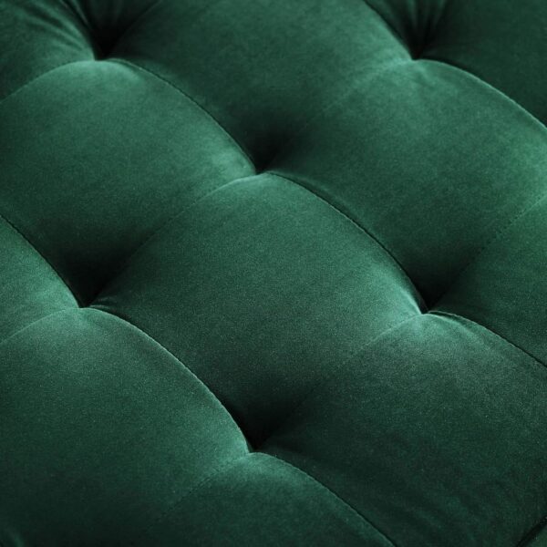 Modway EEI-3764-GRN Valour Performance Velvet Sofa, Green